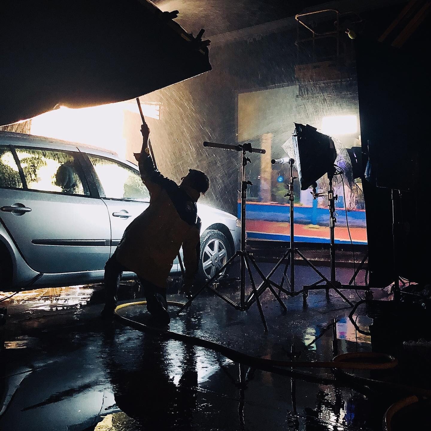 Plateau de transparence — rampe à pluie