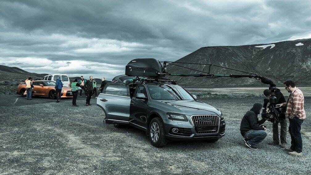 Tournage automobile en Islande