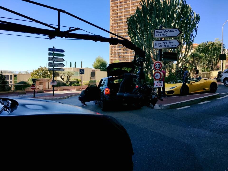 Tournage à Monte-Carlo