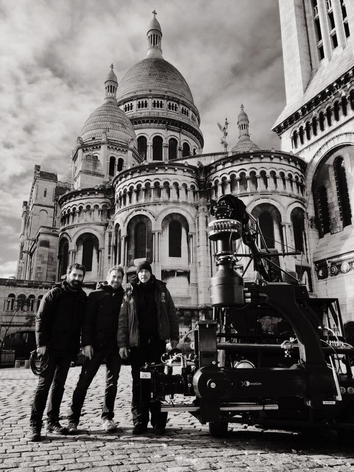 L'équipe en tournage